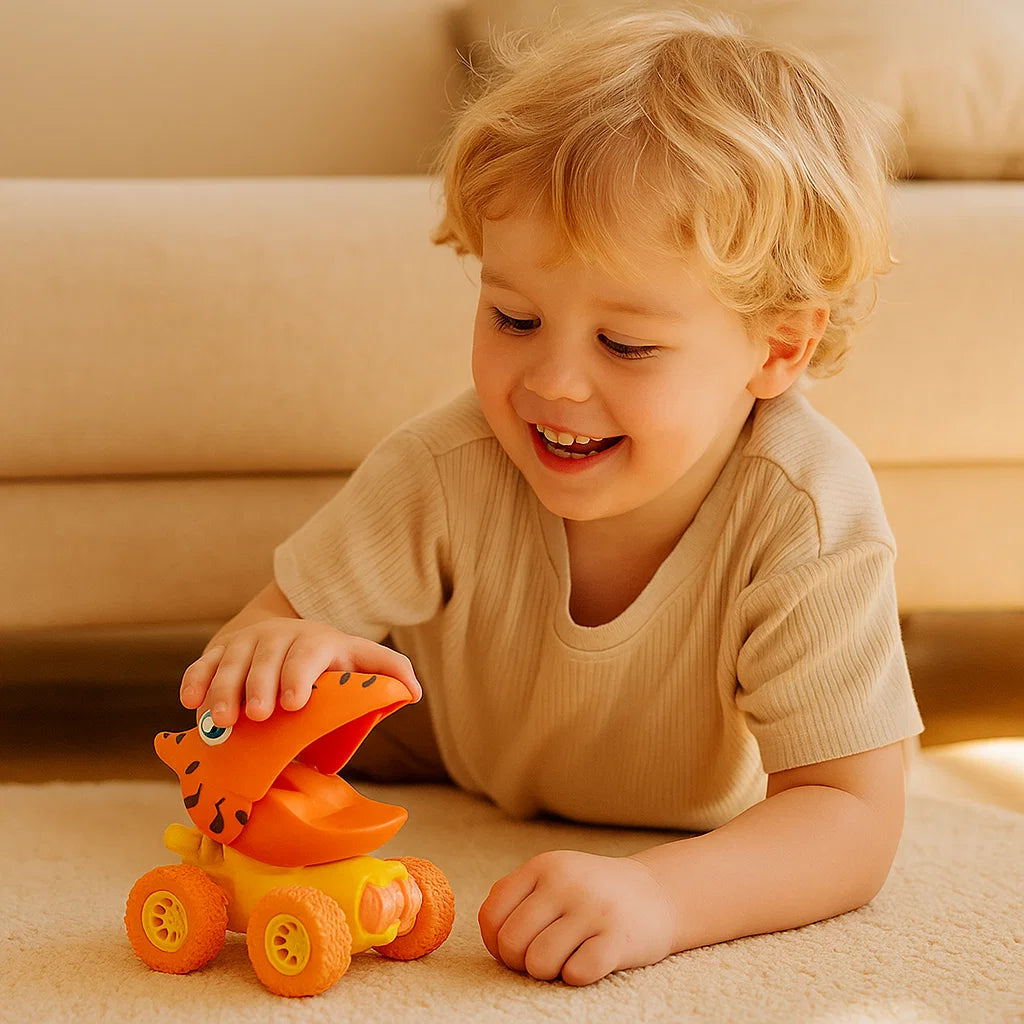 PUSH & DRIVE DINO MONSTERTRUCKS