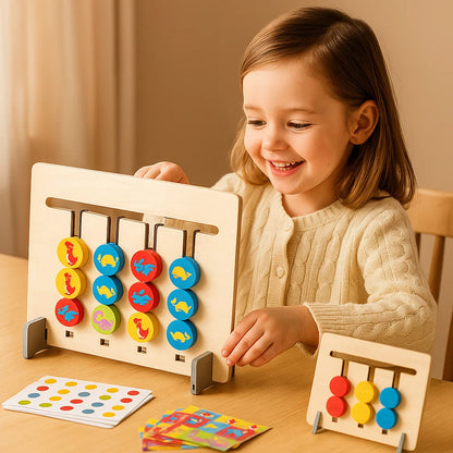 Montessori Wooden Color Matching Game