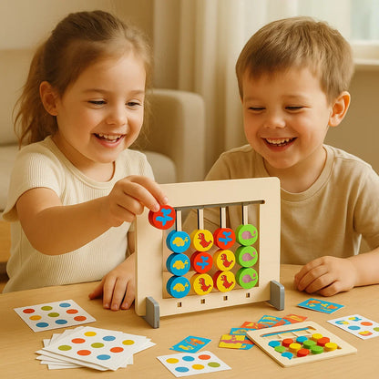 Montessori Wooden Color Matching Game