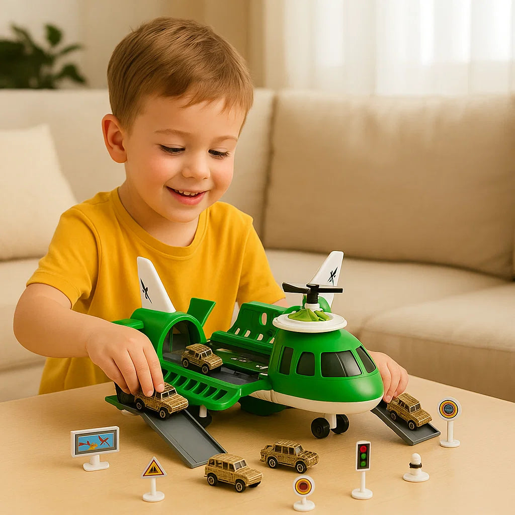 Airplane & Vehicle Play Set