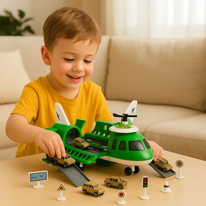 Airplane & Vehicle Play Set