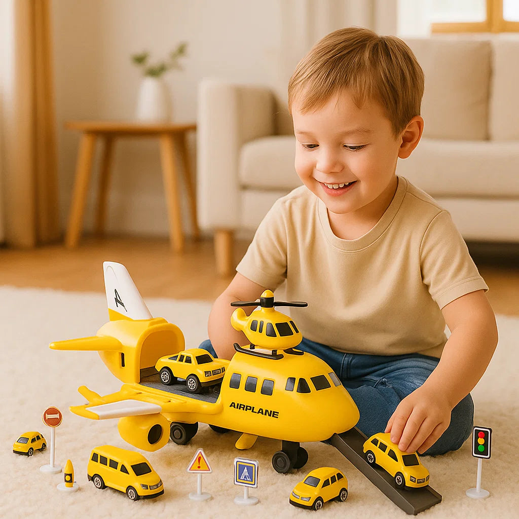 Airplane & Vehicle Play Set