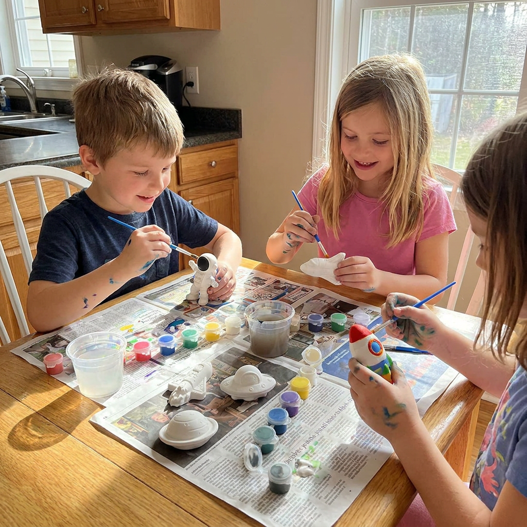 DIY Animal Plaster Painting Kit – Mold, Paint & Create Craft Set for Kids
