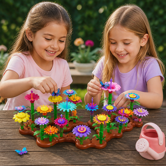 Flower Garden Building Toy for Kids – Creative Planting & Learning Playset for Little Gardeners