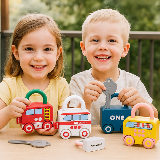 Montessori Key and Lock – Patterns & Colors Toy