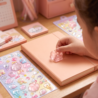 3D Squishy Pet Paw Stickers – Cute Puffy Stickers for Kids