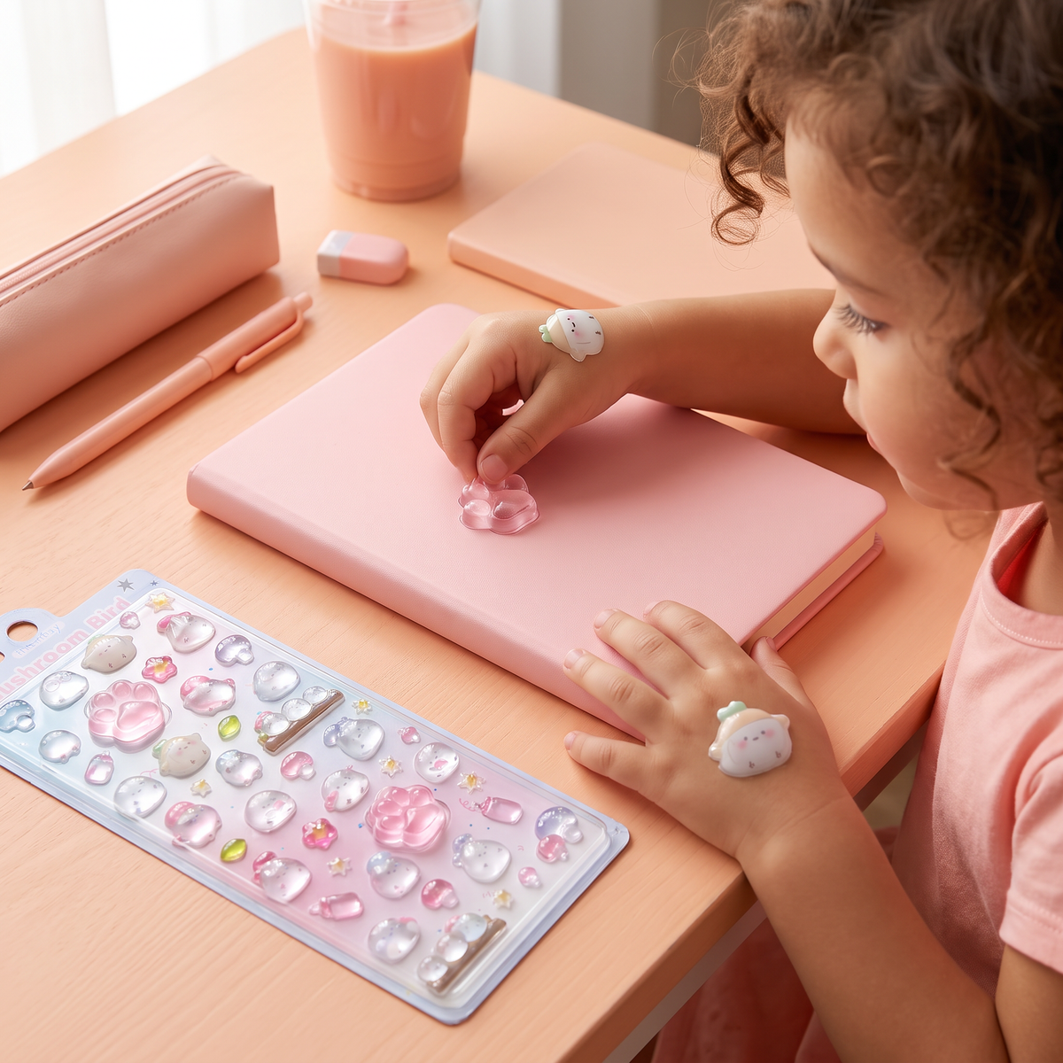 3D Squishy Pet Paw Stickers – Cute Puffy Stickers for Kids