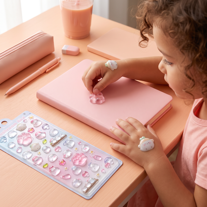 3D Squishy Pet Paw Stickers – Cute Puffy Stickers for Kids