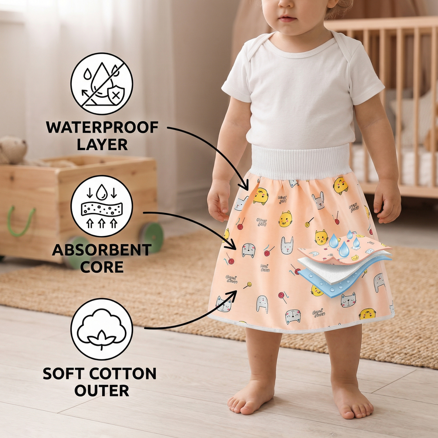 Waterproof Baby Potty Training Pants