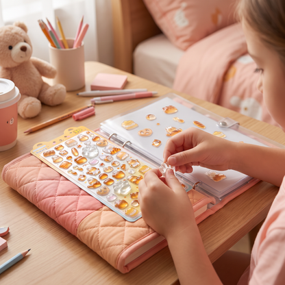 3D Squishy Pet Paw Stickers – Cute Puffy Stickers for Kids