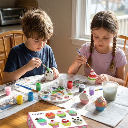 DIY Animal Plaster Painting Kit – Mold, Paint & Create Craft Set for Kids