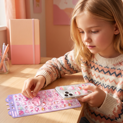 3D Squishy Pet Paw Stickers – Cute Puffy Stickers for Kids