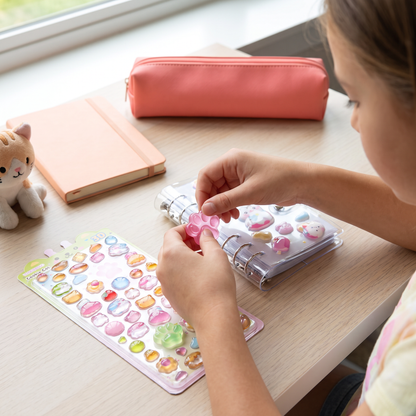 3D Squishy Pet Paw Stickers – Cute Puffy Stickers for Kids