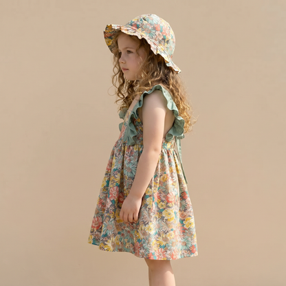 Wildflower Garden Dress Set & Hat