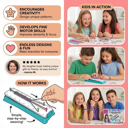 Creative Bracelet Weaving Set