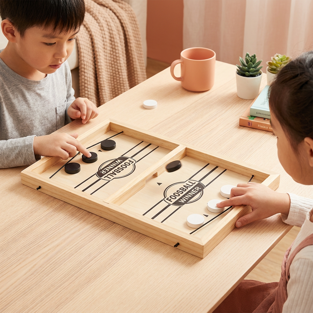 Wooden Sling Shot Chess board game
