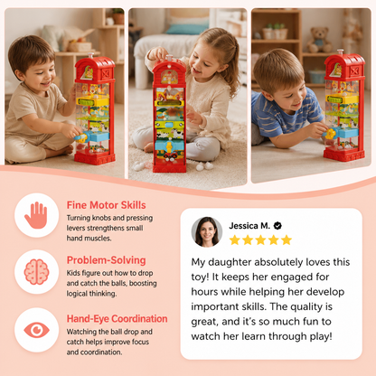 Interactive Farm Ball Run Toy for Fine Motor & Problem-Solving Skills