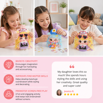 DIY Hair Stylist Craft Kit for Kids