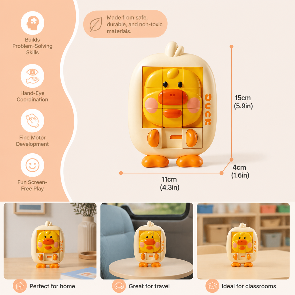 Educational Animal Sliding Puzzle Game