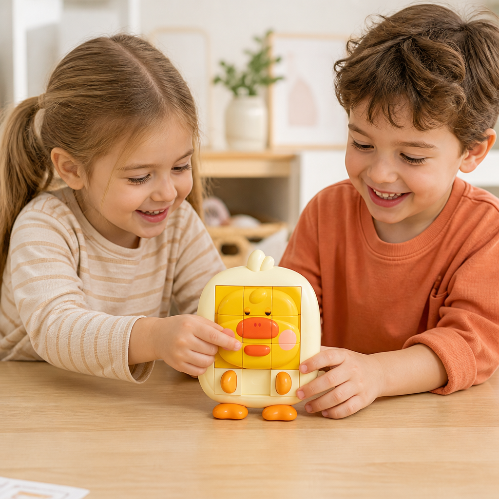 Educational Animal Sliding Puzzle Game
