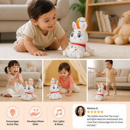 Interactive Dancing Rabbit Toy – Lights, Music & Fun Movement