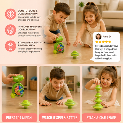 5-in-1 Gyro Educational Toy – Spinning, Balancing & Stacking Skill Game for Kids