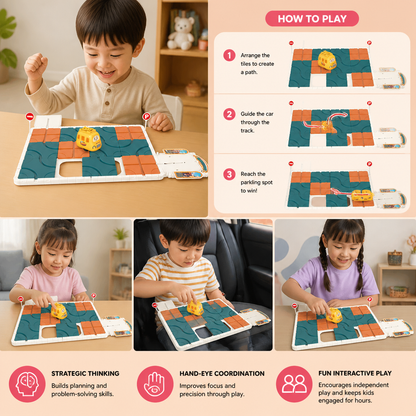 Sliding Track Maze Puzzle Game