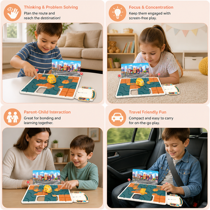 Sliding Track Maze Puzzle Game