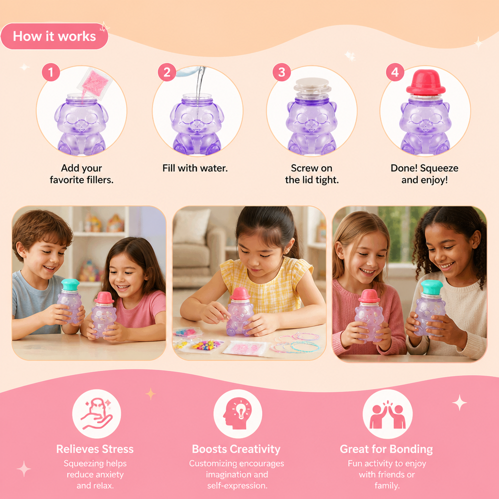 DIY Creative Stress Relief Squishy Maker Kit