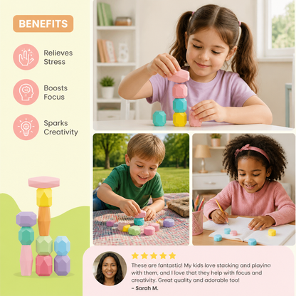Stack & Build Gem Eraser Set
