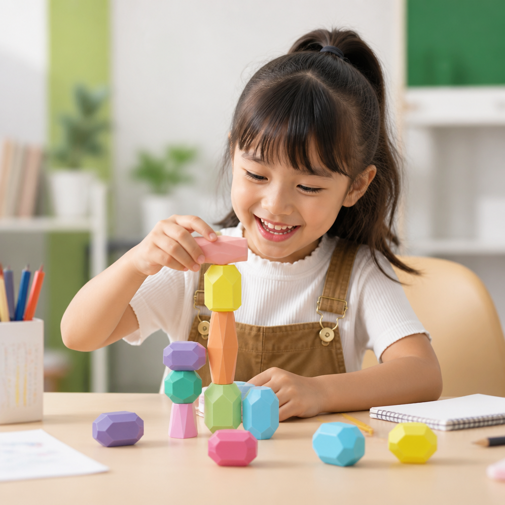 Stack & Build Gem Eraser Set