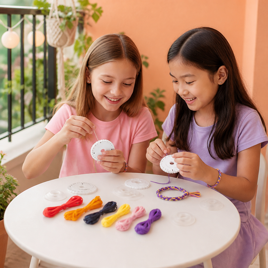 DIY Kumihimo Bracelet Making Kit for Kids
