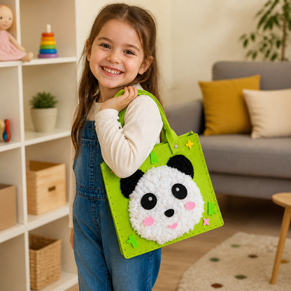 Kids DIY Plush Tote Bag Craft Kit