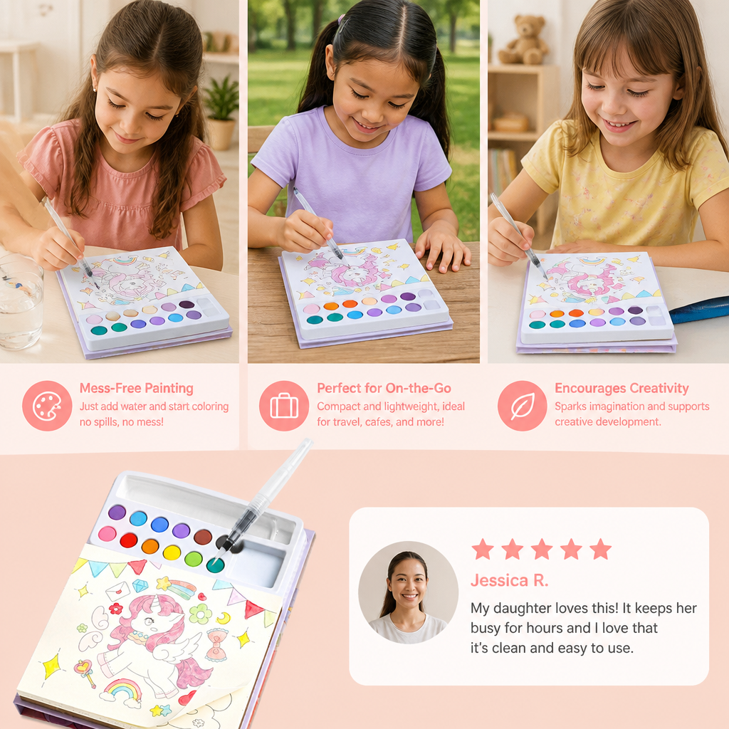 All-in-One Watercolour Painting Book