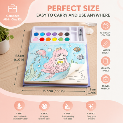 All-in-One Watercolour Painting Book