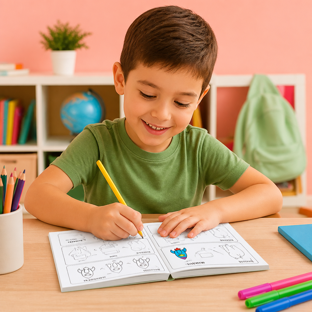 Montessori How to Draw Activity Book – Step-by-Step Learning & Drawing Practice