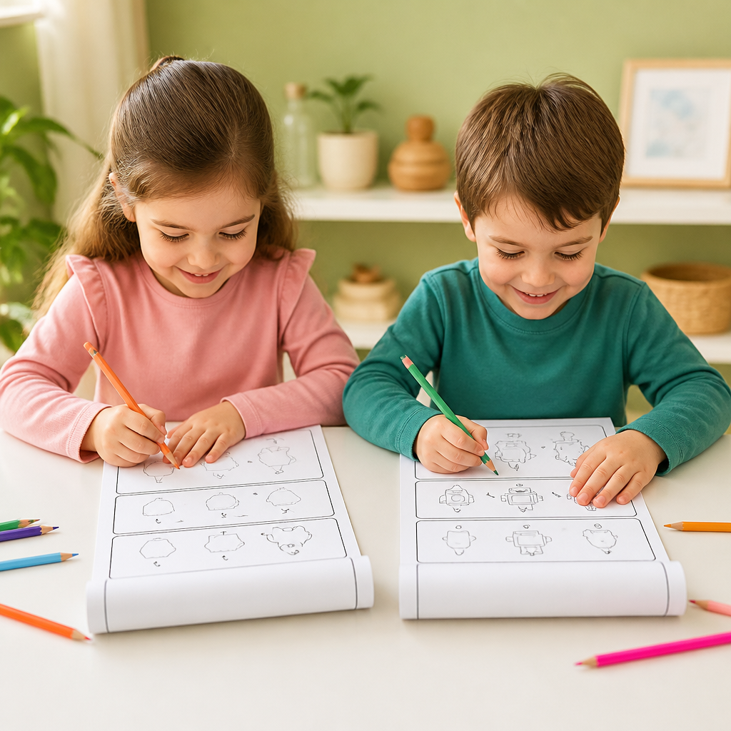 Montessori How to Draw Activity Book – Step-by-Step Learning & Drawing Practice