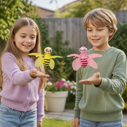 Hand-Controlled Flying Bee Toy with Motion Sensor and LED Lights