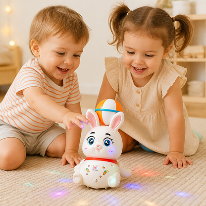 Interactive Dancing Rabbit Toy – Lights, Music & Fun Movement