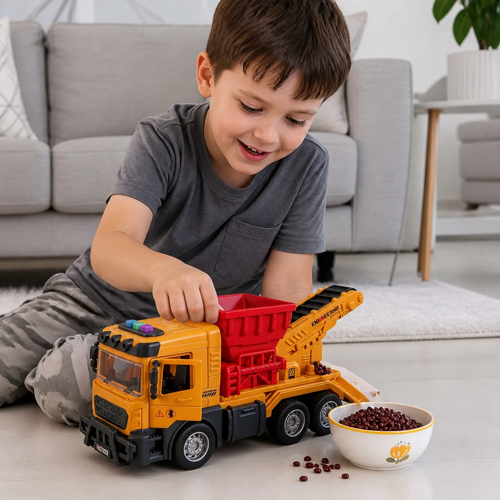 Construction Dump Truck Toy with Lights & Sounds