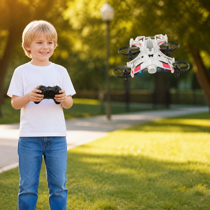 2-in-1 Remote Control Flying Drone & Stunt Racing Car