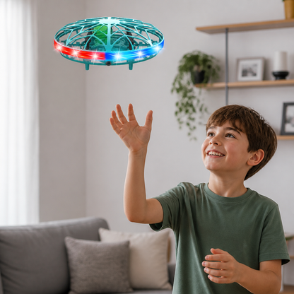 Motion-Sensing LED UFO Flying Drone