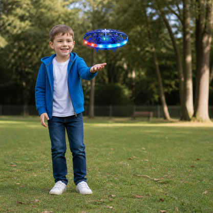 Motion-Sensing LED UFO Flying Drone