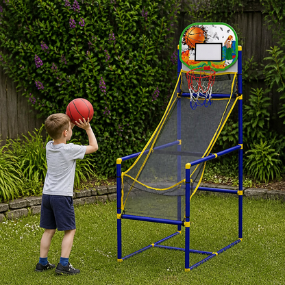 Adjustable Kids Basketball Hoop Set - That Grows With Your Kids