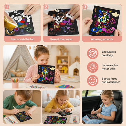 DIY Foil Art Craft Kit for Kids