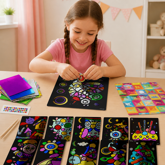 DIY Foil Art Craft Kit for Kids