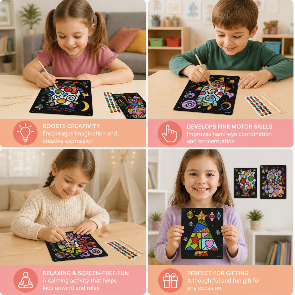 DIY Foil Art Craft Kit for Kids