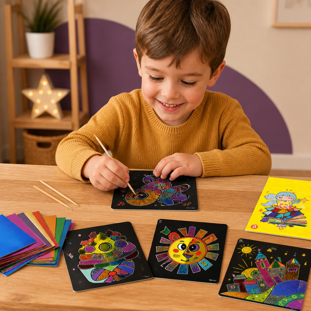 DIY Foil Art Craft Kit for Kids