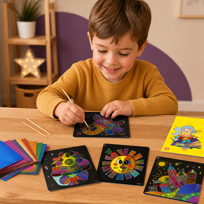 DIY Foil Art Craft Kit for Kids