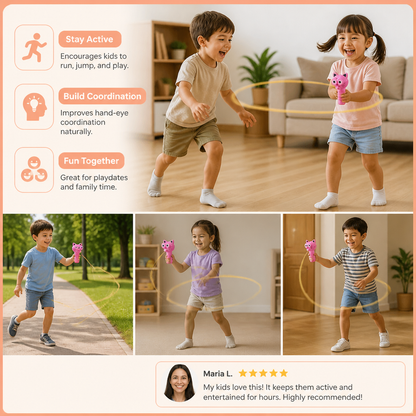 Interactive Flying Rope Toy for Kids